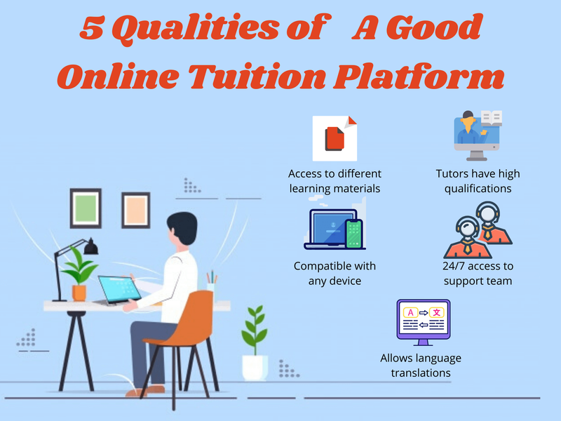 5 Qualities of  A Good Online Tuition Platform