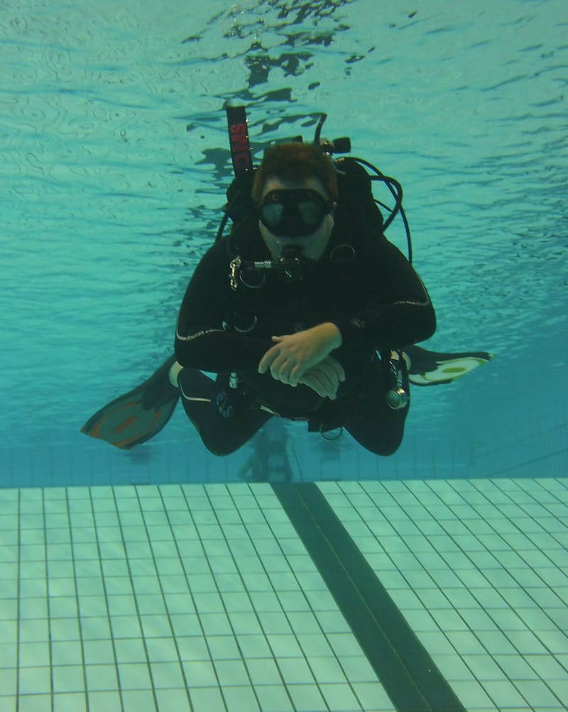 Schnuppertauchen im Pool