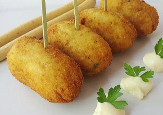 بطاطس كروكيت بالجبنة