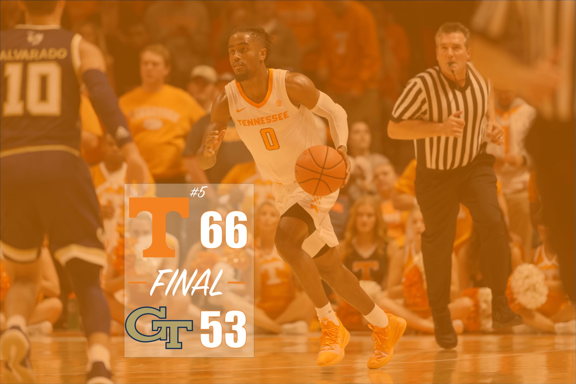 5 Takeaways: No. 5 Tennessee 66, Georgia Tech 53