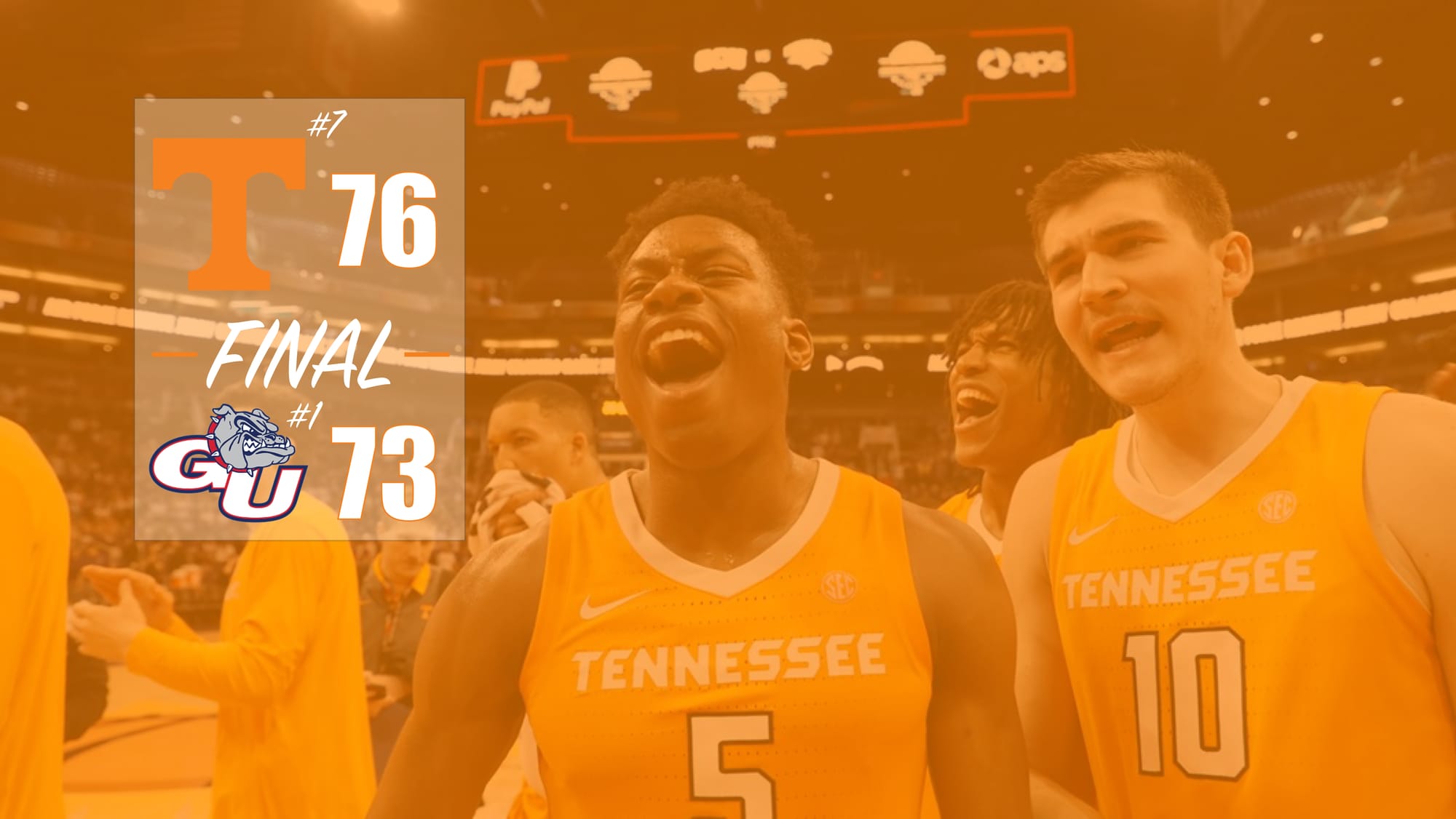 5 Takeaways: No. 7 Tennessee 76,  No. 1 Gonzaga 73