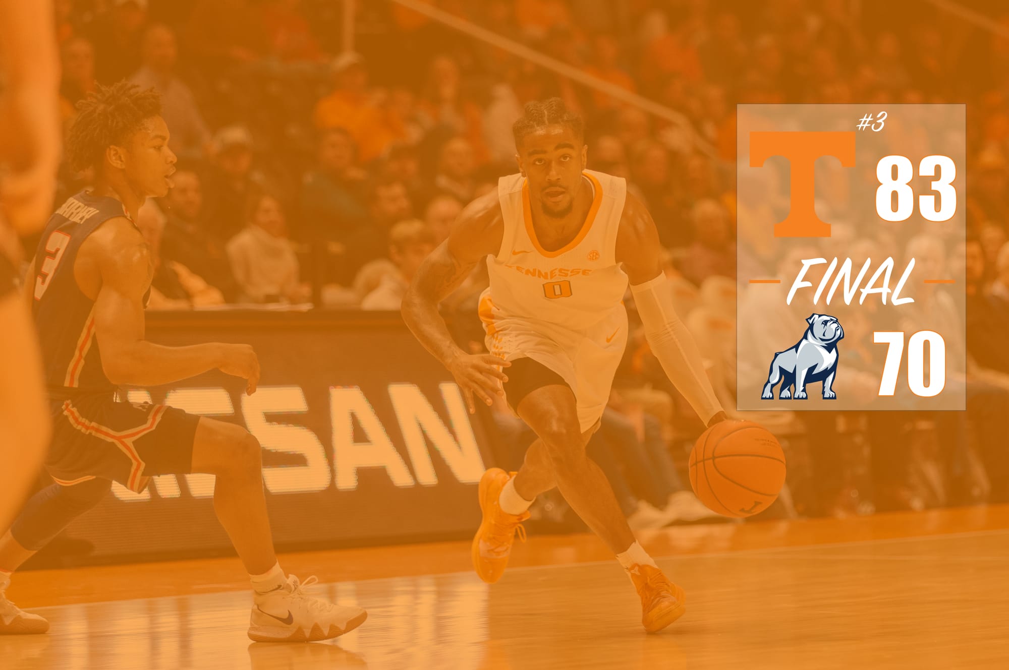 3 Takeaways: No. 3 Tennessee 83, Samford 70