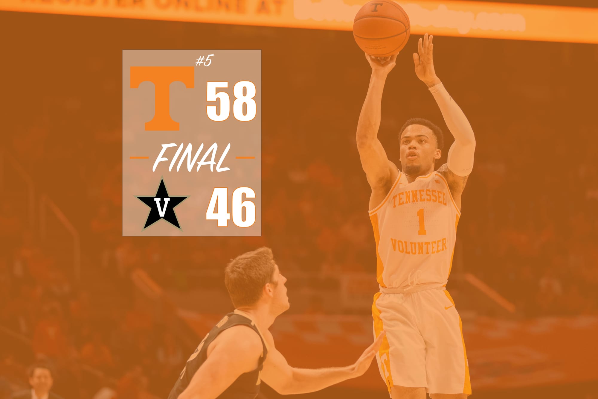 3 Takeaways: No. 1 Tennessee 58, Vanderbilt 46