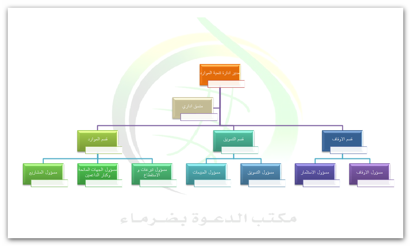 هيكل عمل الإدارة