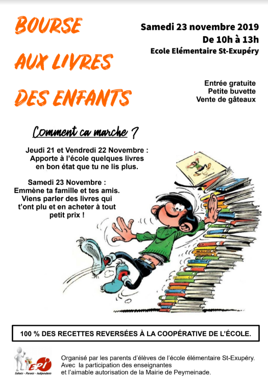 Bourse aux livres Elémentaire St Exupéry