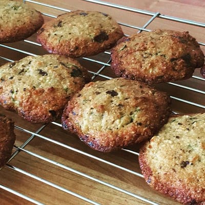 Courgette Chocolate Chip Biscuits