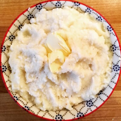 New Version of Cauliflower Mash!!  Try this you won't be disappointed