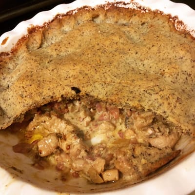Chicken Bacon & Mushroom Pie