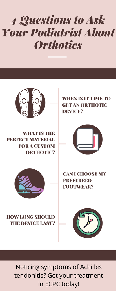 4 Questions to Ask Your Podiatrist About Orthotics