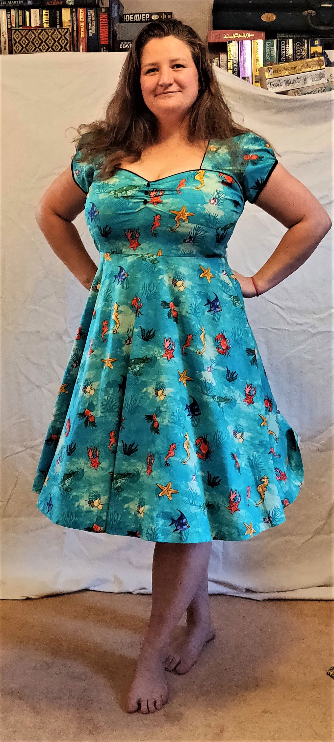 Lindy Bop Sea Creatures dress Swish and Sway