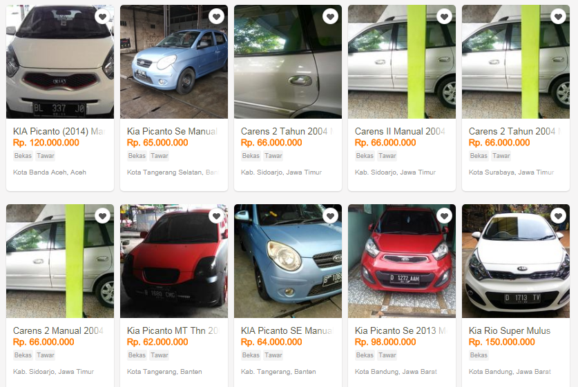 KODE LELANG KIA.1-10