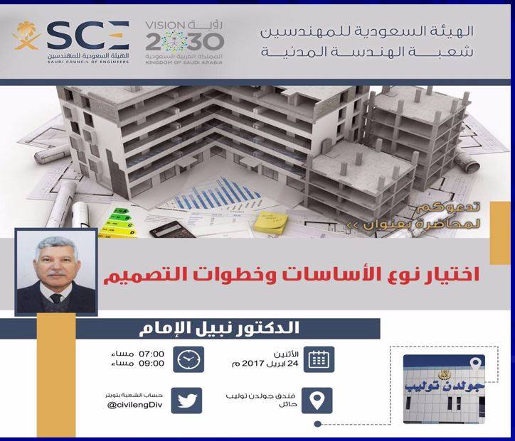 اختيار نوع الاساسات وخطوات التصميم