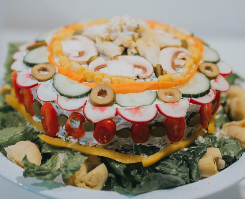 3 Floor Veggies Salad