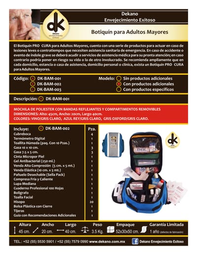 FICHA TÉCNICA BOTIQUIN PARA ADULTOS MAYORES