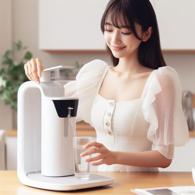めっちゃコンパクトでおしゃれなウォーターサーバー