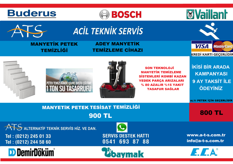 ATS ADEY SON TEKNOJİ MANYETİK PETEK VE TESİSAT TEMİZLİĞİ BAKIM UYGULAMASI