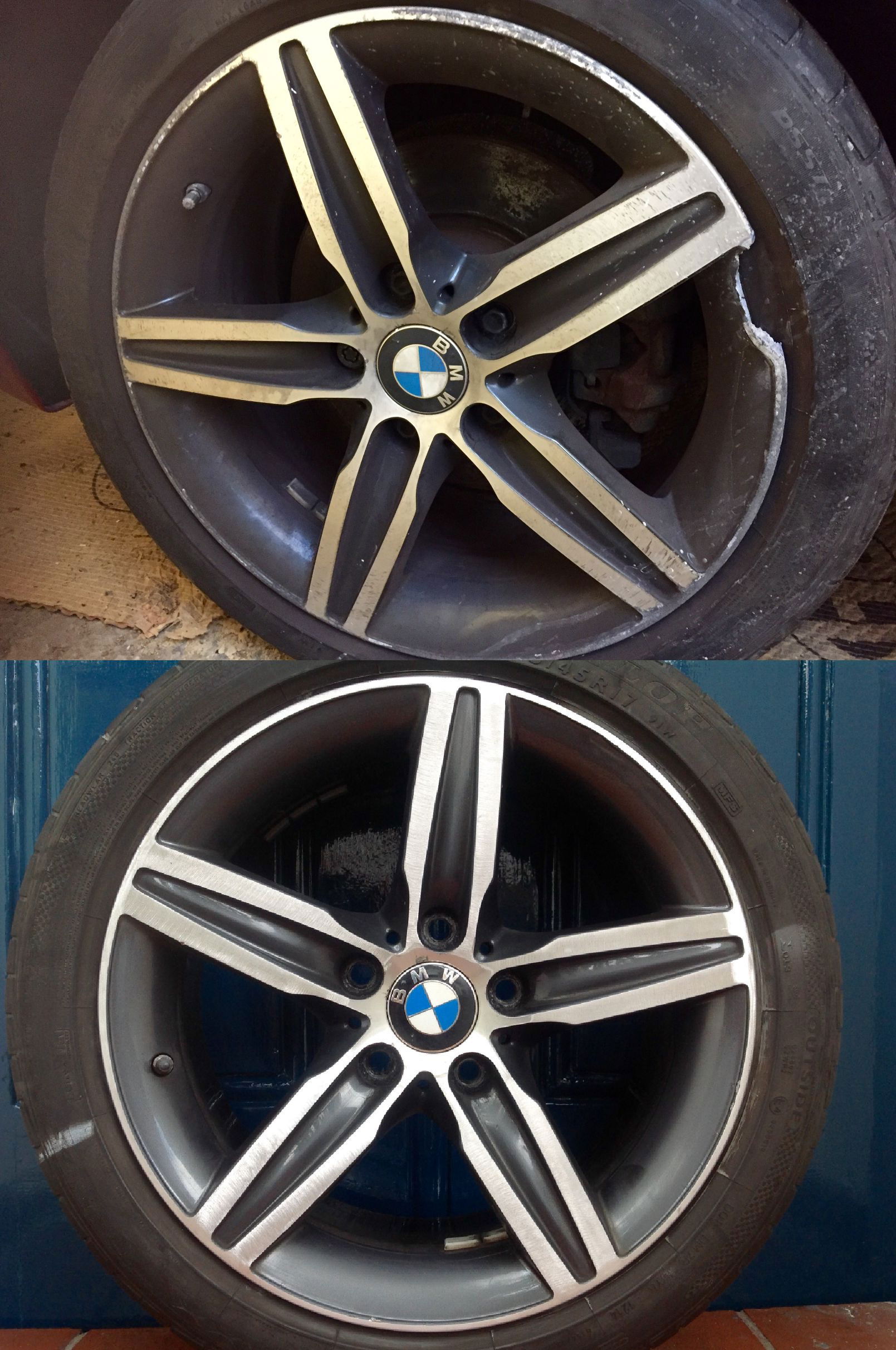 BMW Severe Rim Damage |  Alloywheelwelding.co.uk