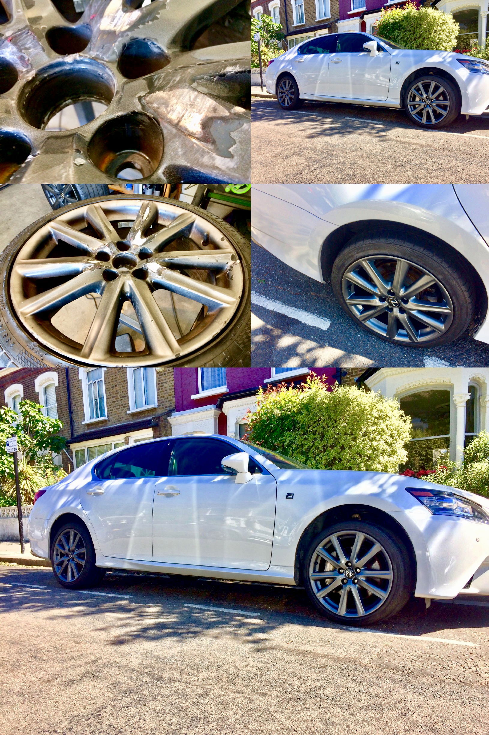 Lexus GS 350 Severe Rim Damage/Refurb | Alloywheelwelding.co.uk