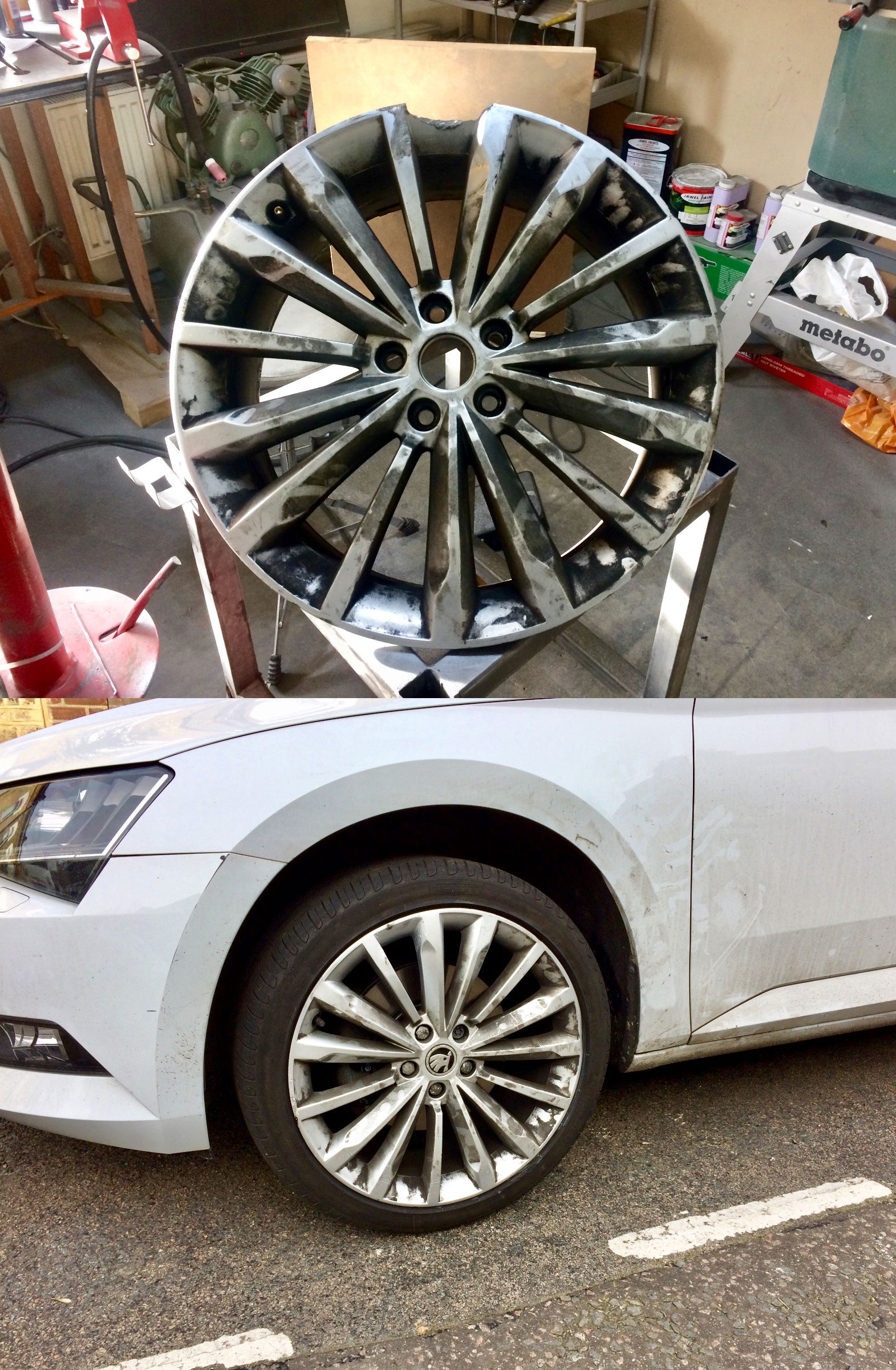 Skoda Octavia / Structural Repair | Alloywheelwelding.co.uk