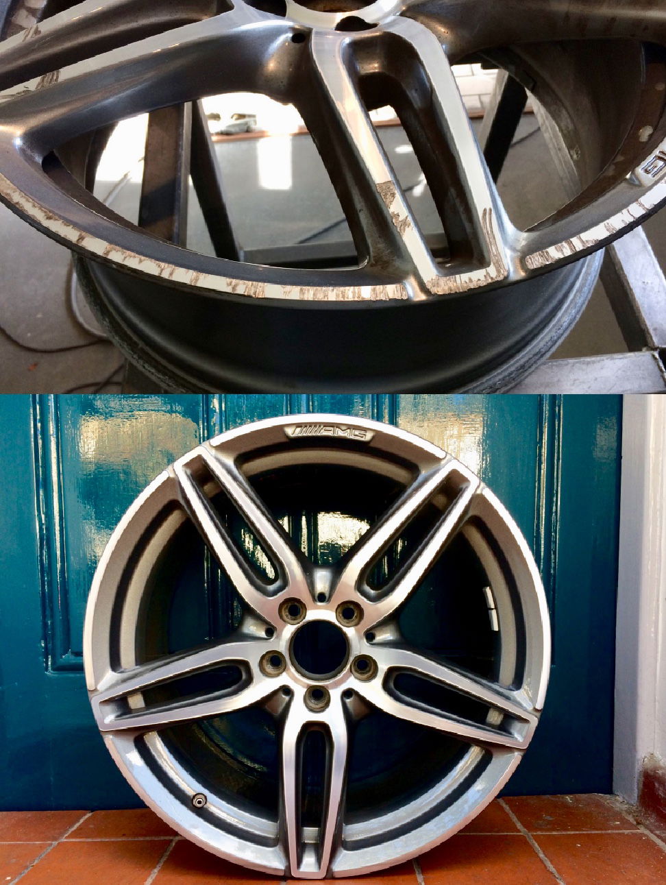 AMG Mercedes Diamond Cut Repair x 4 | Alloywheelwelding.co.uk