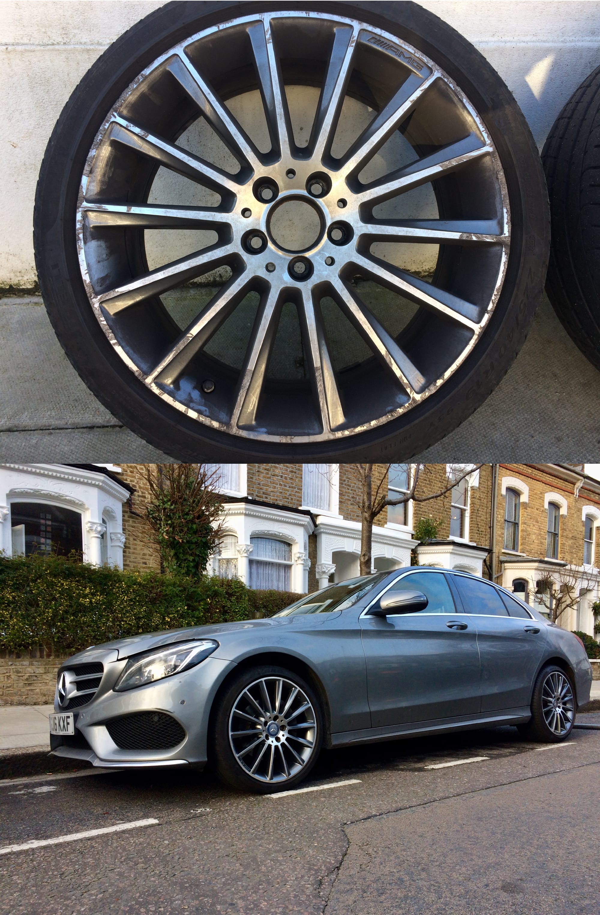 AMG Mercedes Diamond Cut Repair x 4 | Alloywheelwelding.co.uk