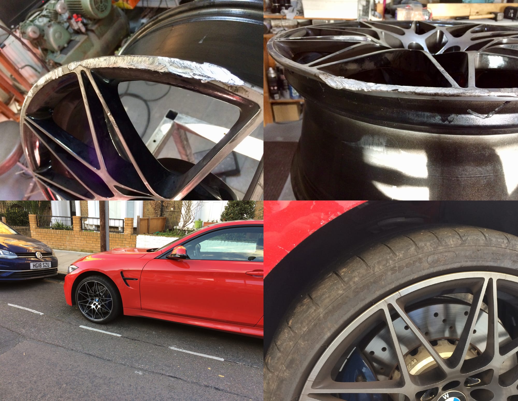 BMW M4 Diamond Cut Repair x 4 | Alloywheelwelding.co.uk