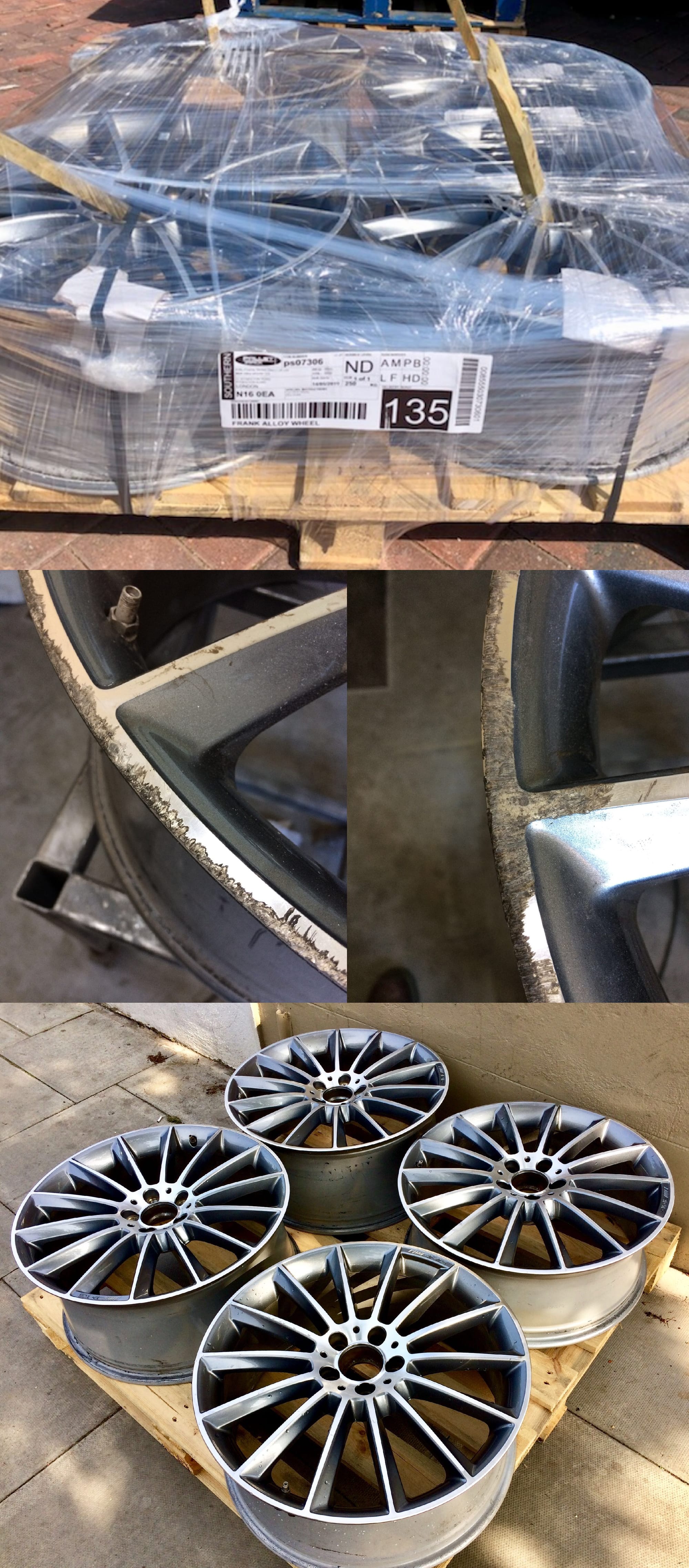 AMG Mercedes/ Cracks & Diamond Cut Repair | Alloywheelwelding.co.uk ( by post)