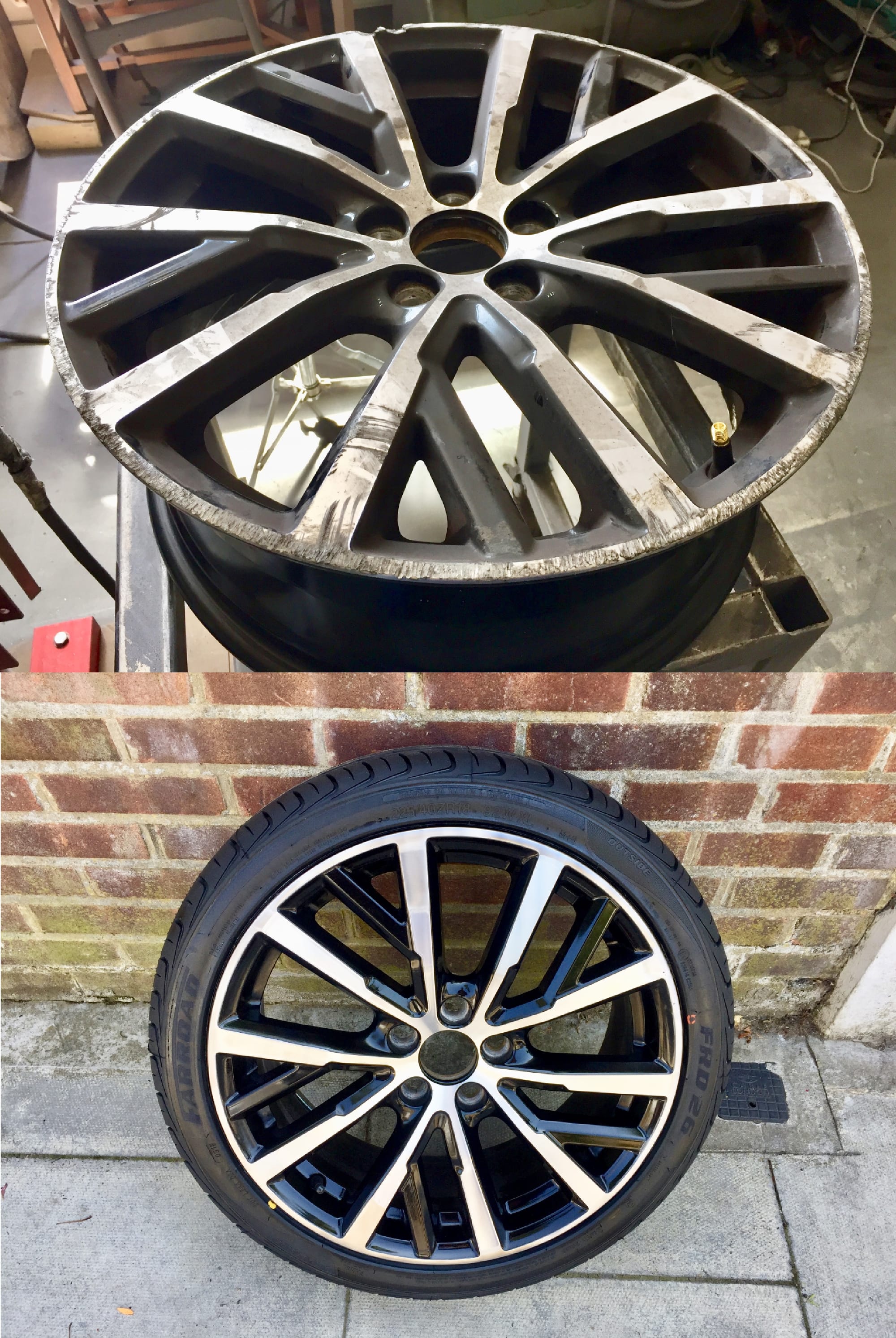 Audi RS3 Diamond Cut Repair | Alloywheelwelding.co.uk