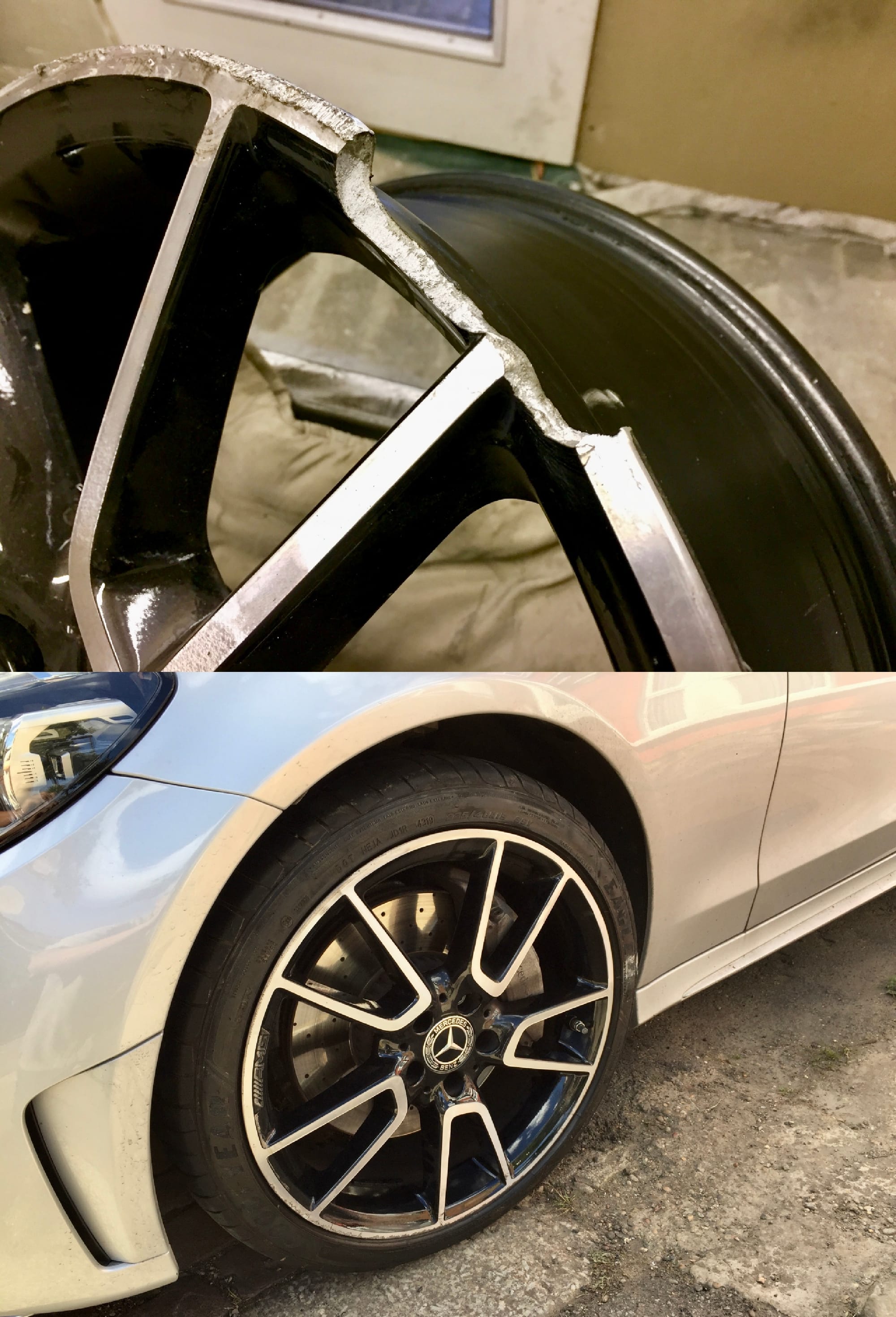 Mercedes AMG C63 Structural Repair . Alloywheelwelding.co.uk