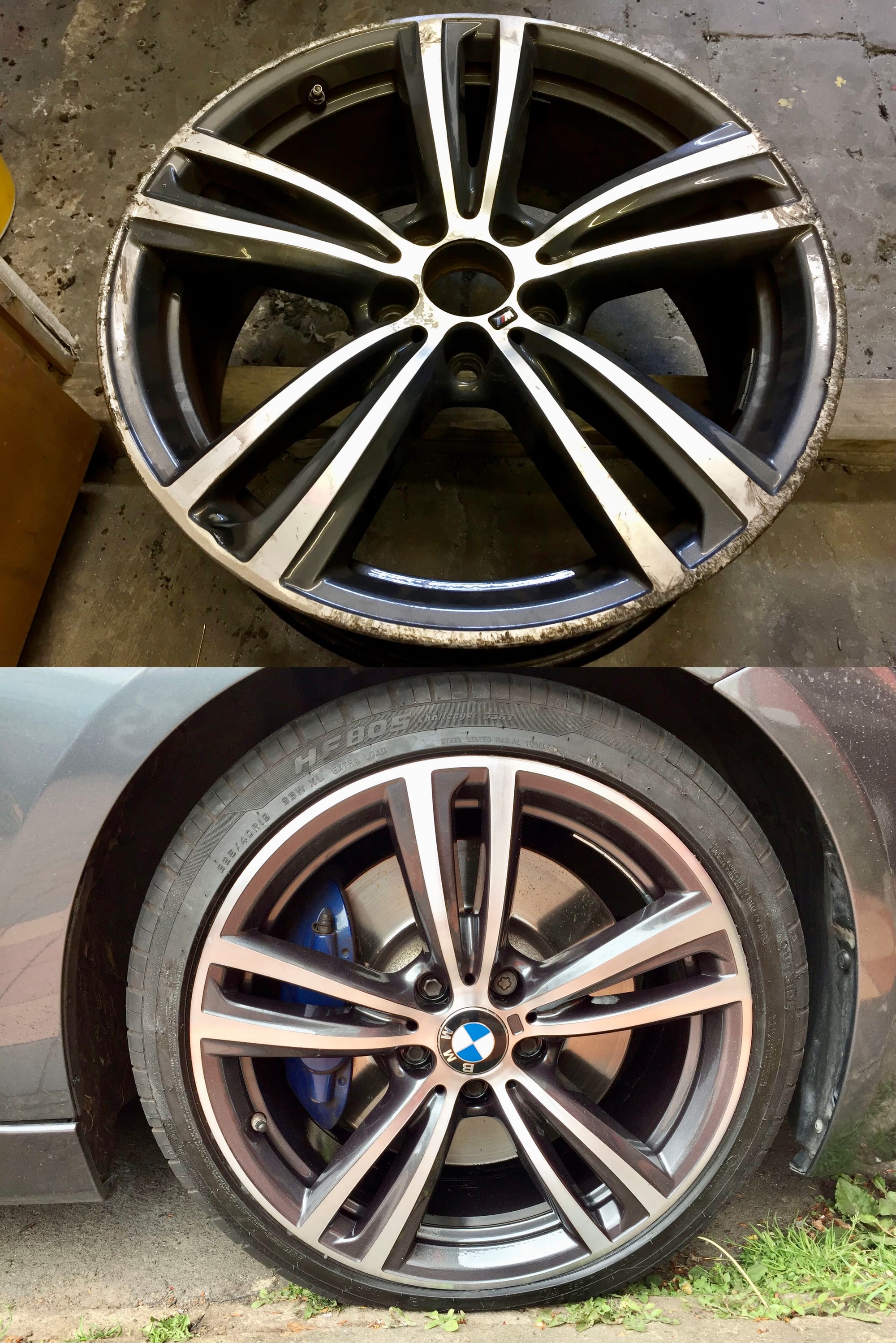 BMW M Sport / Diamond Cut Refurbishment x 4 | Alloywheelwelding.co.uk