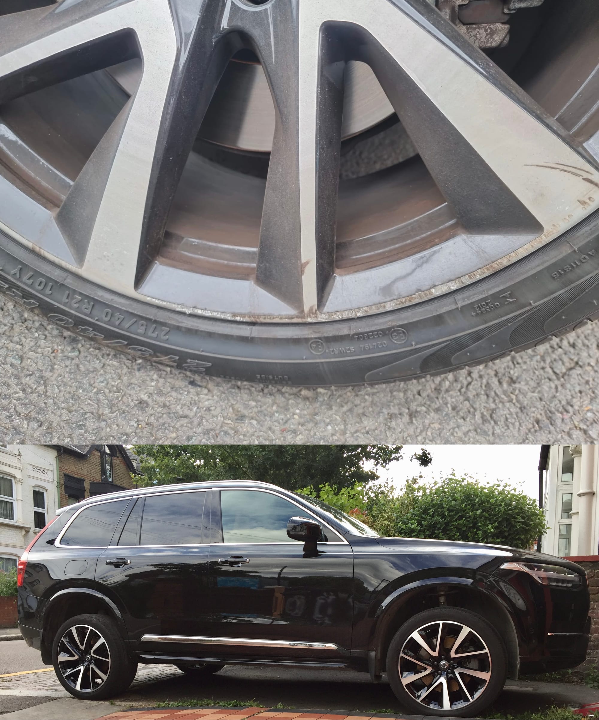 Volvo XC90 hybrid/ Diamond Cutt Refurbishment x 4 | Alloywheelwelding.co.uk