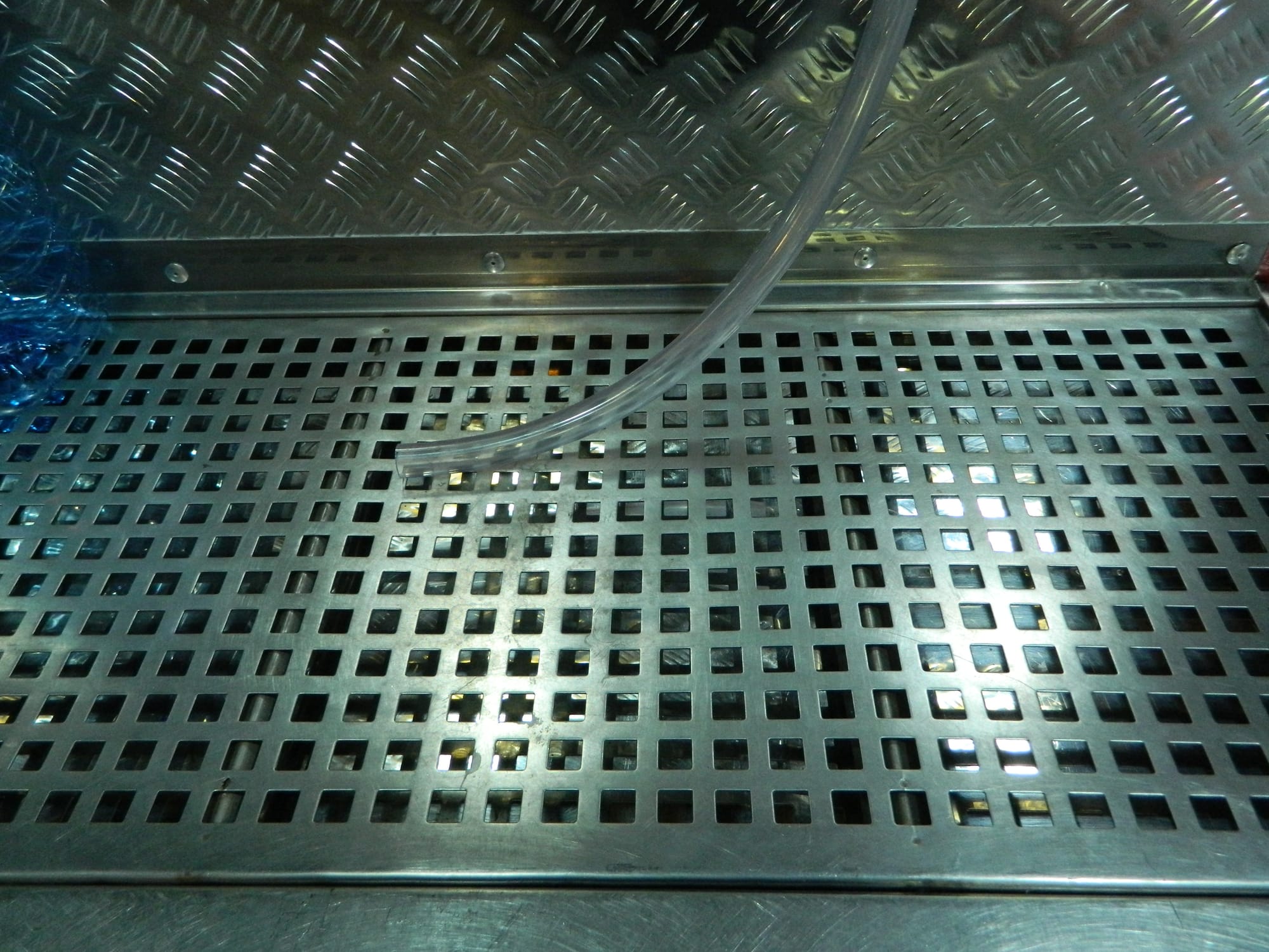 Drainage grid on Filling Station