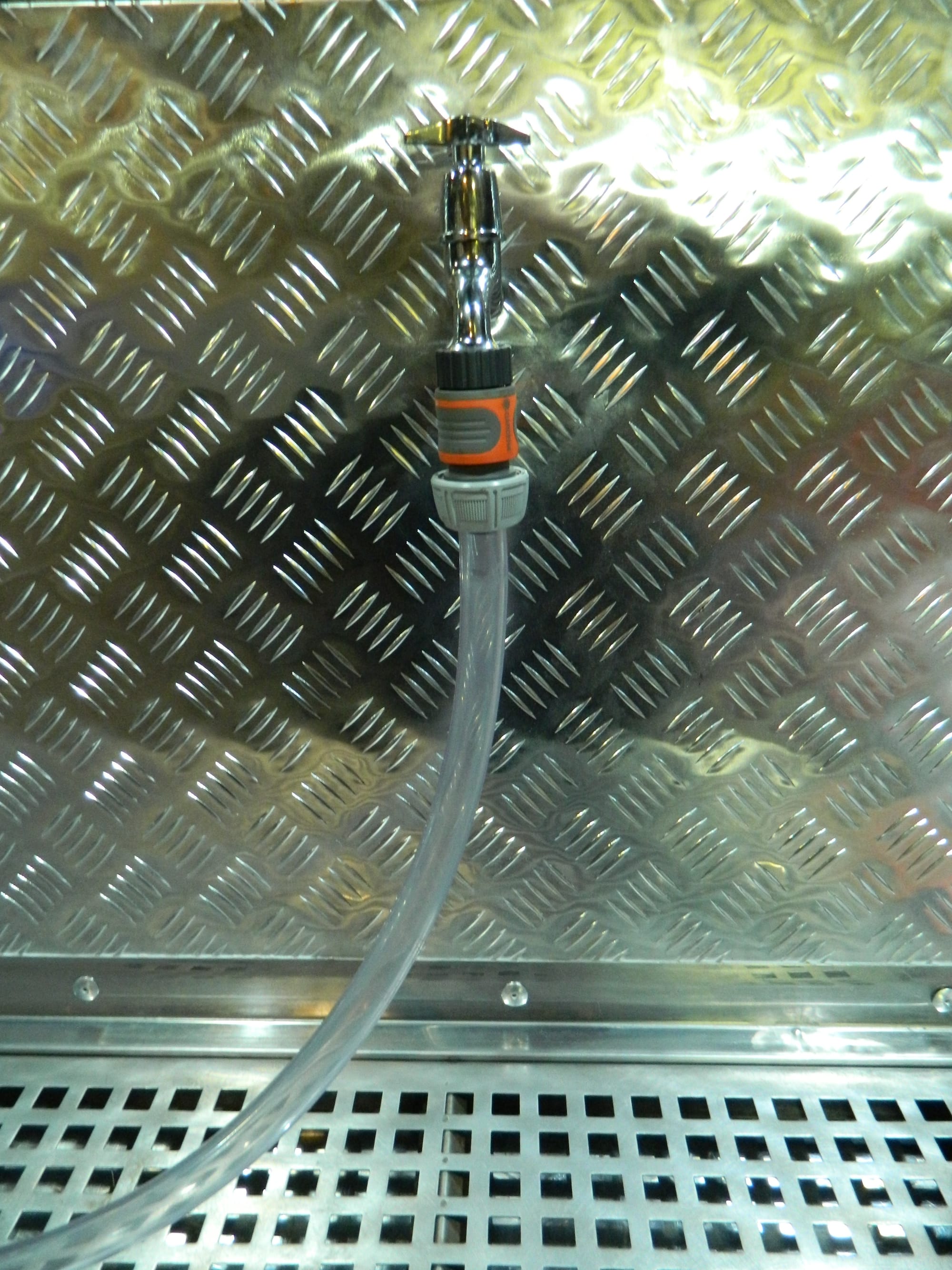Tap with Hose on Filling Station