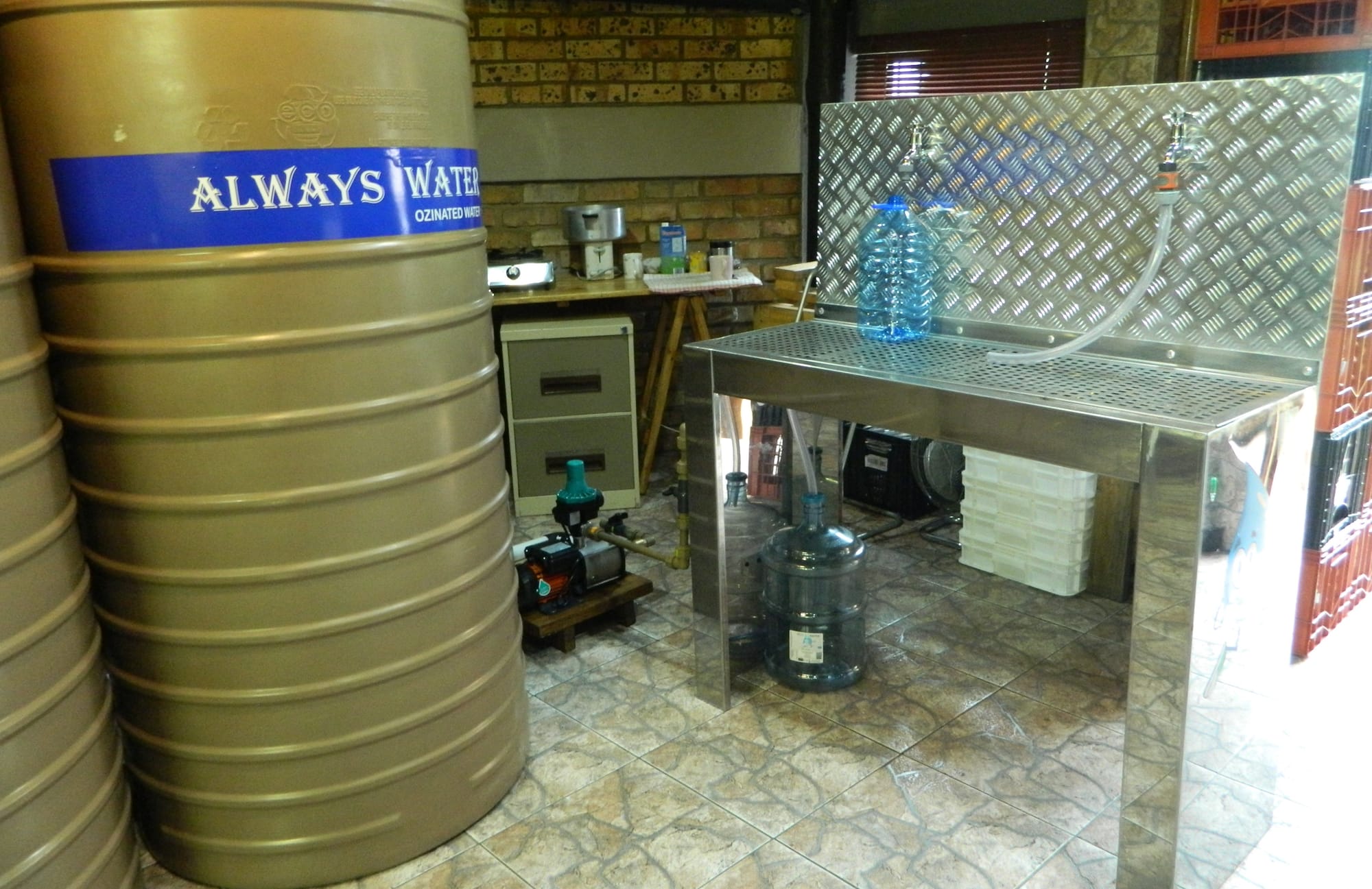 Filling Station with Slimline Tanks