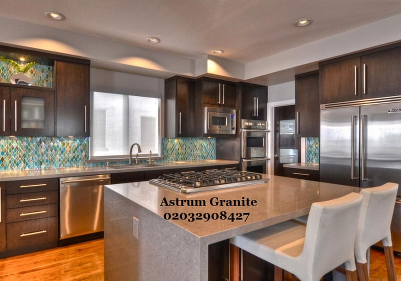 Get Best Aura Quartz Kitchen Worktop London UK - Astrum Granite