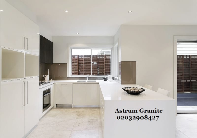 Best White Galaxy Quartz Kitchen Worktop in London UK – Call Now 02032908427 – Astrum Granite