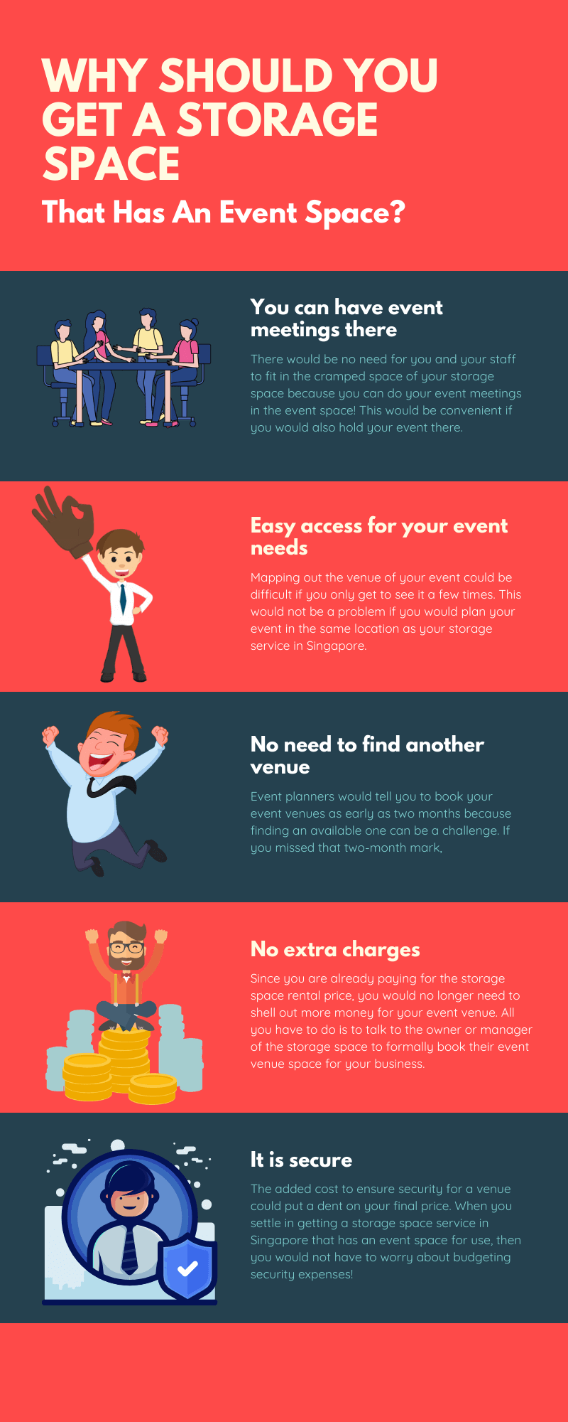Why Should You Get A Storage Space That Has An Event Space?