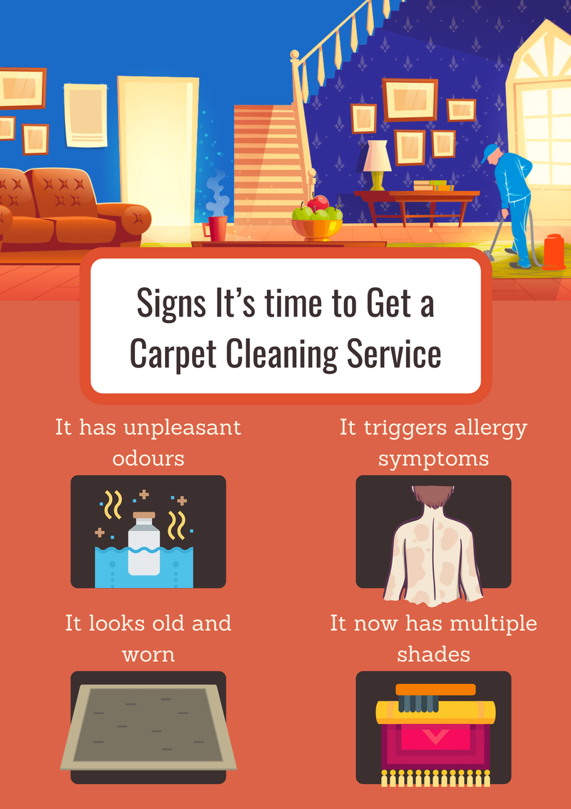 Signs It’s time to Get a Carpet Cleaning Service