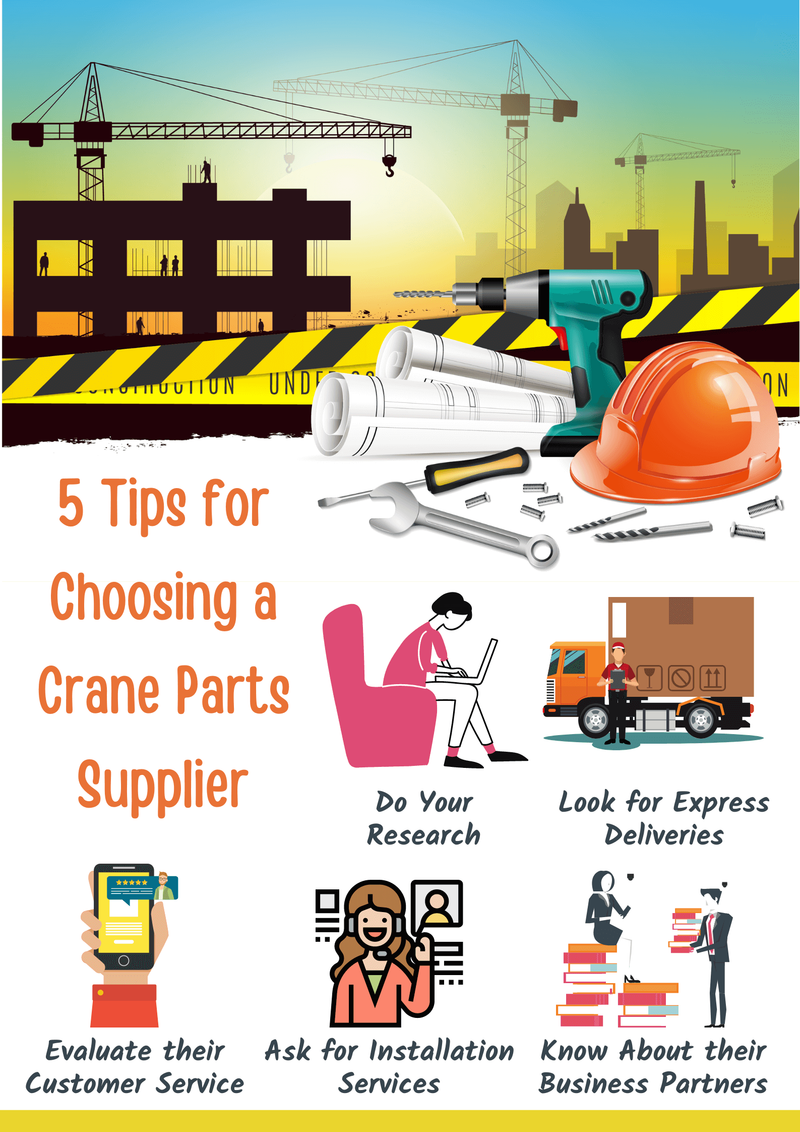 5 Tips for Choosing a Crane Parts Supplier