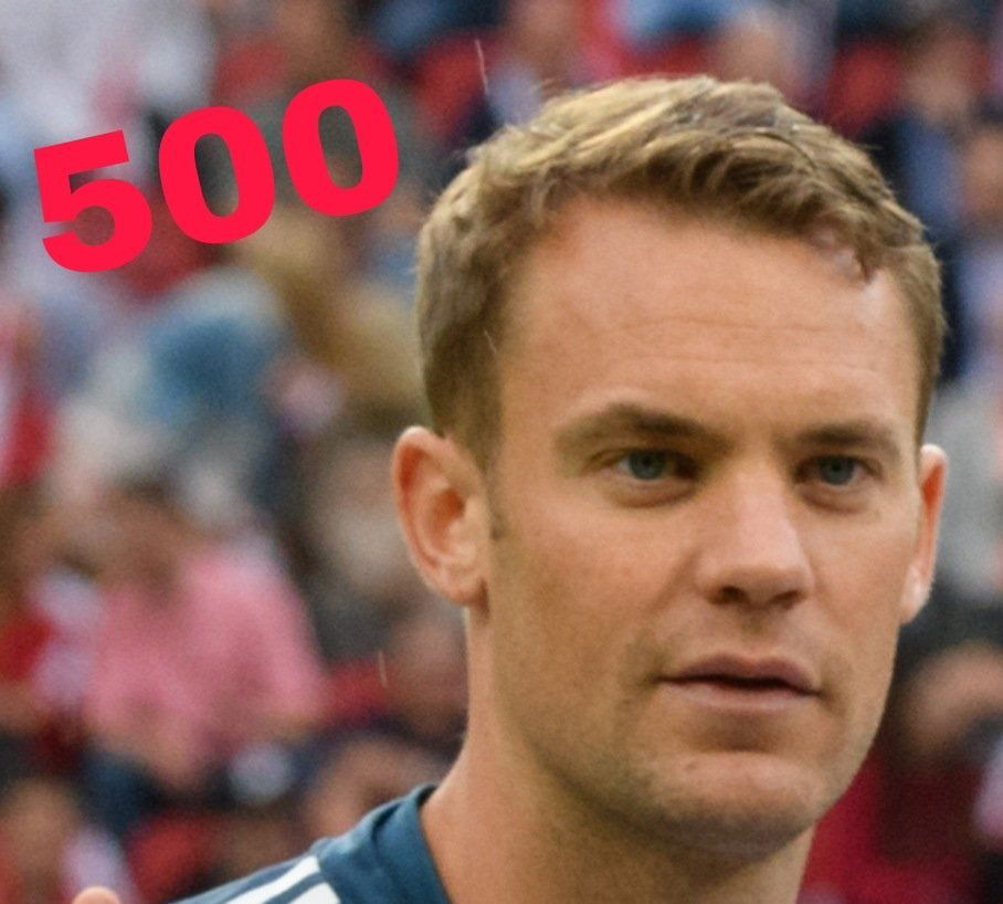 Neuer in the 500 Club