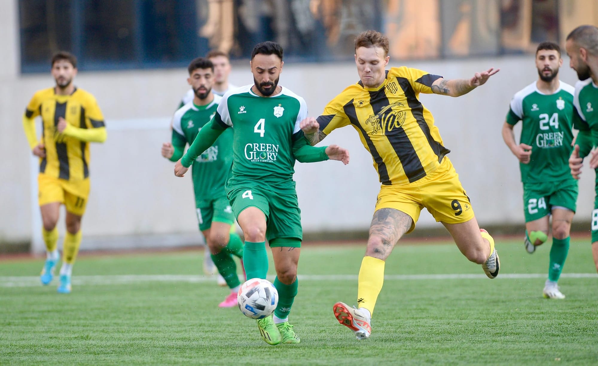 Al-Ahed escapes loss to Al-Ansar in the opening of the first stage of the top six of the Lebanese Football Championship