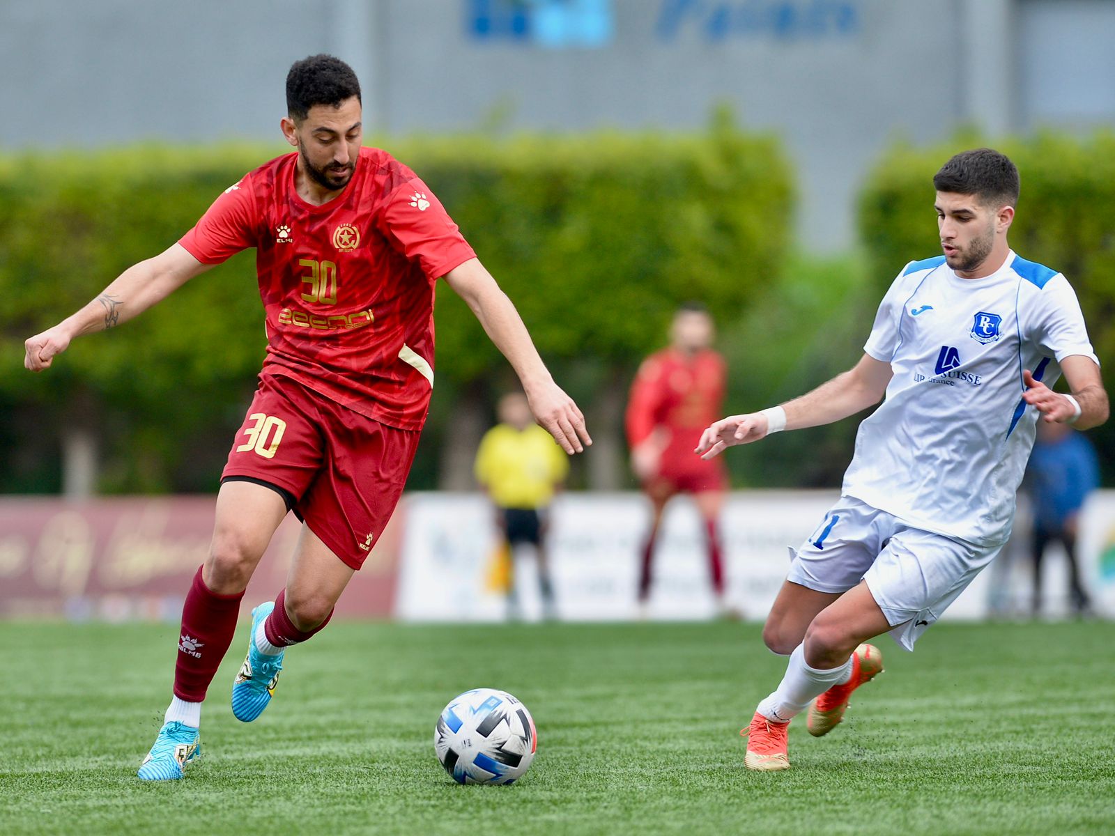 النجمة يتخطى الراسينغ بصعوبة في سداسية الاوائل لبطولة لبنان لكرة القدم