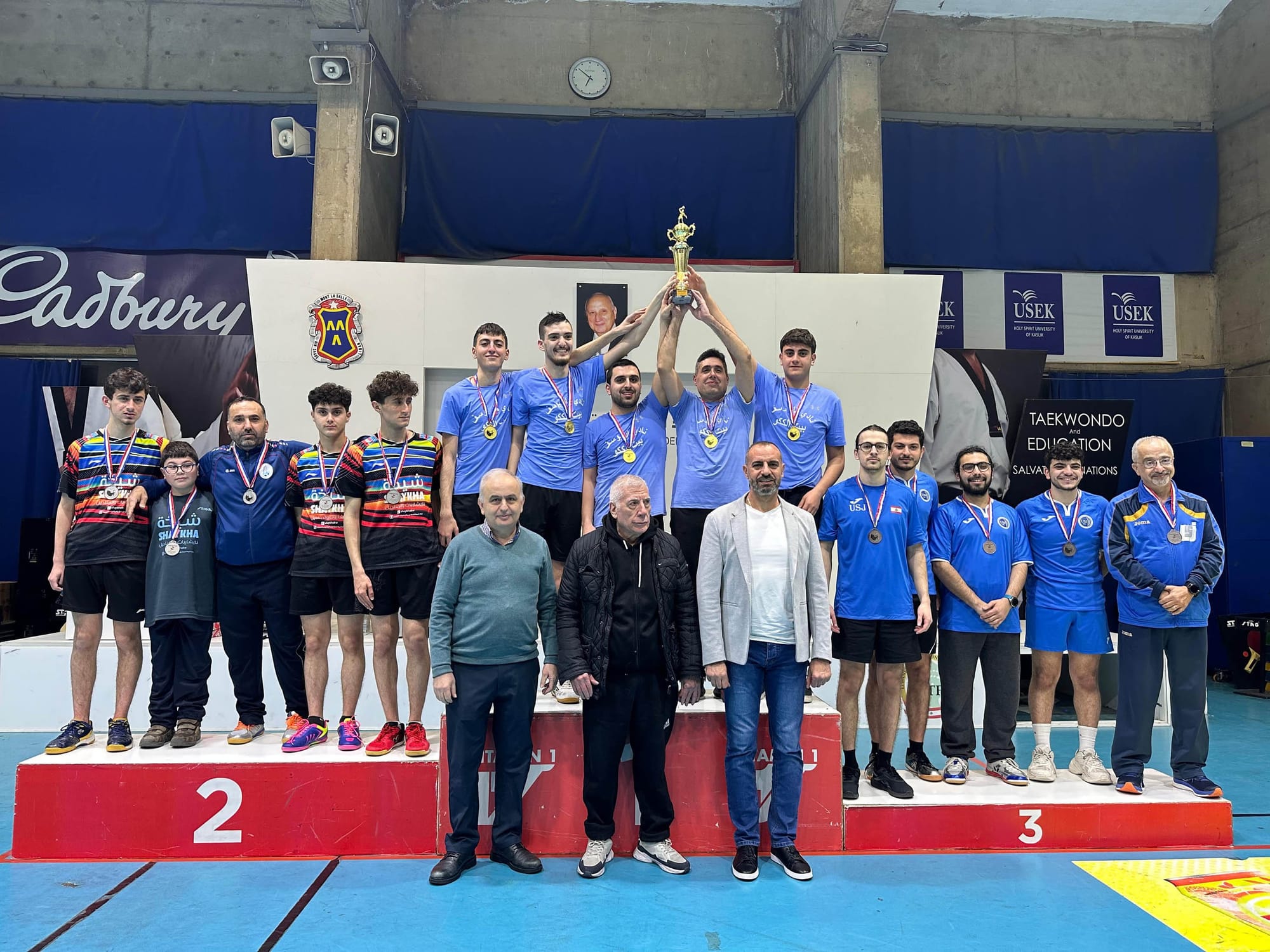 مار يوسف (بيت الككو)
بطل لبنان لفرق الدرجة الثانية بكرة الطاولة