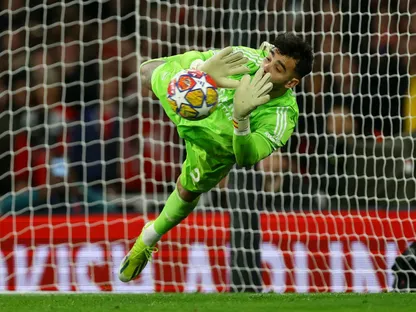 David Raya wins the Gold Glove Award