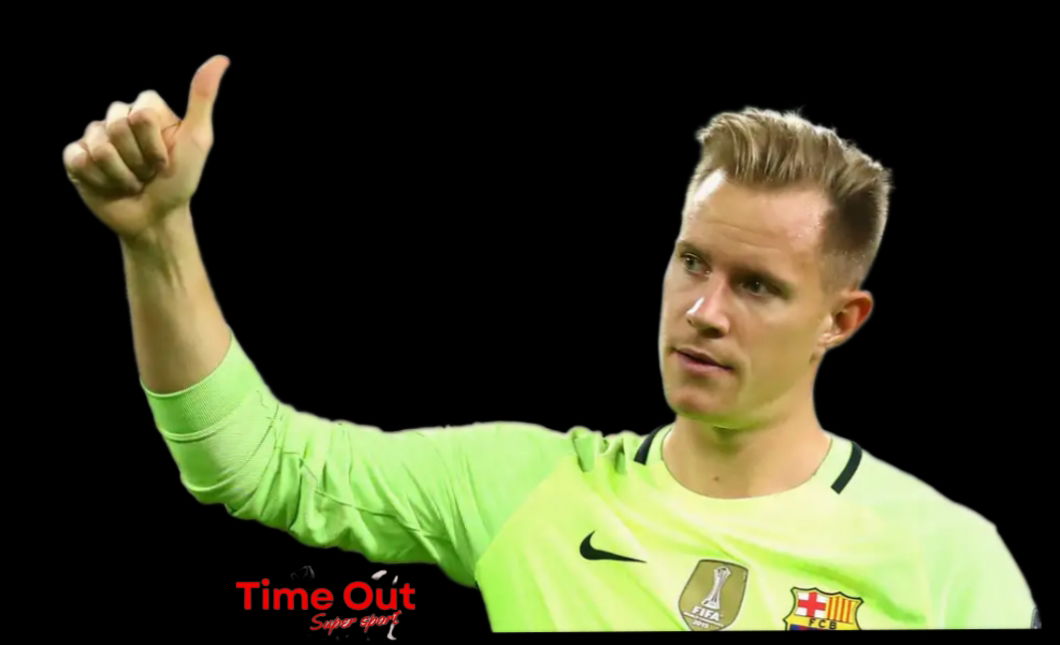 Ter Stegen is preparing to break Alves' historic record