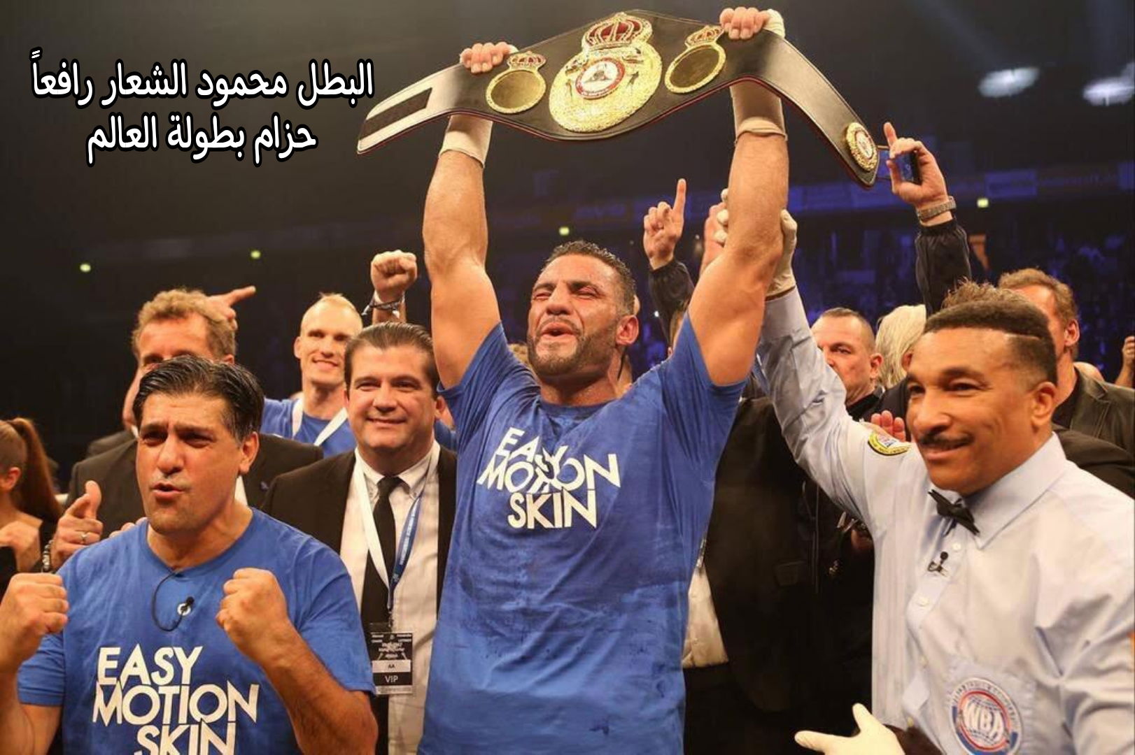 Arab champion boxer Mahmoud Al Shaar aspires to more titles in the heavyweight division