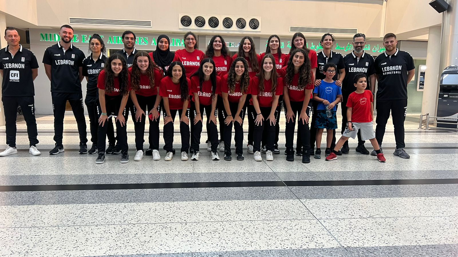 منتخب لبنان للاناث (تحت ال18 سنة)
غادر الى بطولة آسيا المستوى"ب"