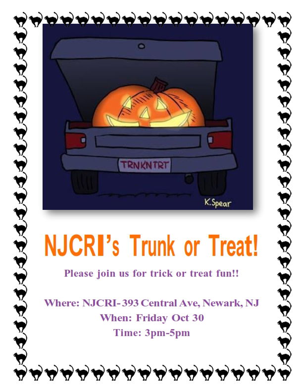 NJCRI’s Trunk or Treat!