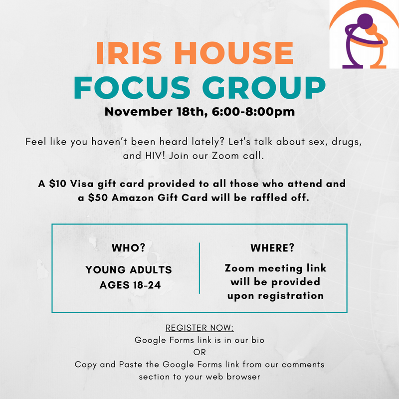 Iris House Focus Group