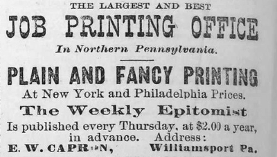 Signer #96, E.W. Capron: "The Wandering Spirit(ualist)"